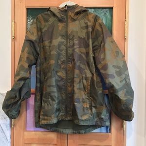 L.L. Bean Camo Raincoat
